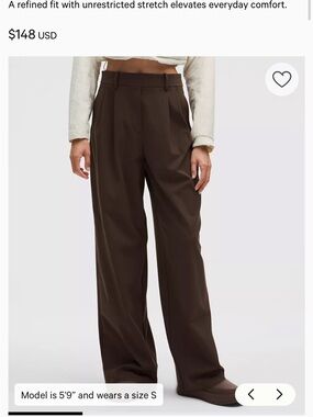 lululemon athletica Women’s Dark Brown Trousers